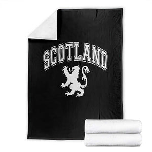 Vintage Scotland Lion Throw Blanket SCOT Scottish Pride Gift