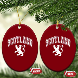 Vintage Scotland Lion Ceramic Ornament SCOT Scottish Pride Gift