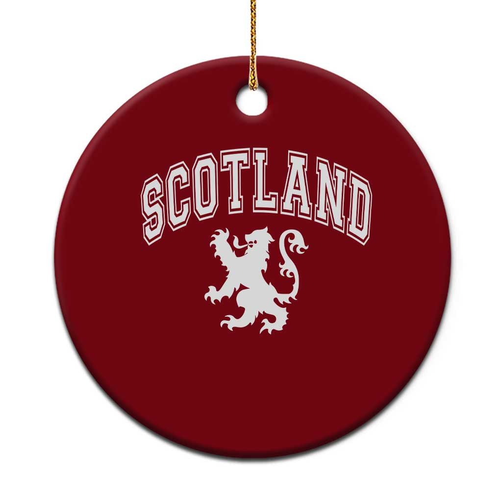 Vintage Scotland Lion Ceramic Ornament SCOT Scottish Pride Gift