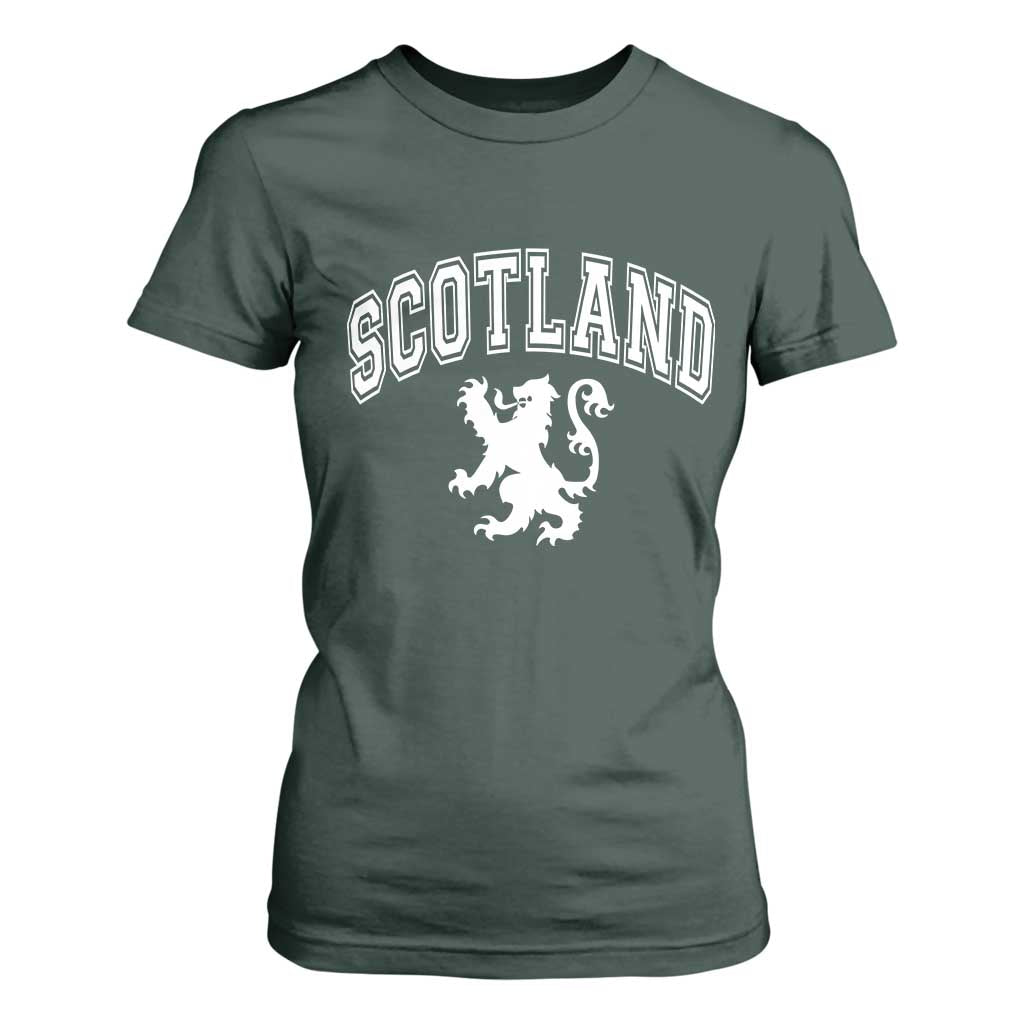 Vintage Scotland Lion T Shirt For Women SCOT Scottish Pride Gift