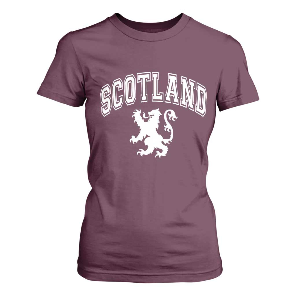 Vintage Scotland Lion T Shirt For Women SCOT Scottish Pride Gift