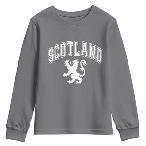 Vintage Scotland Lion Youth Sweatshirt SCOT Scottish Pride Gift