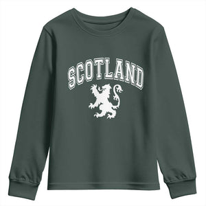Vintage Scotland Lion Youth Sweatshirt SCOT Scottish Pride Gift