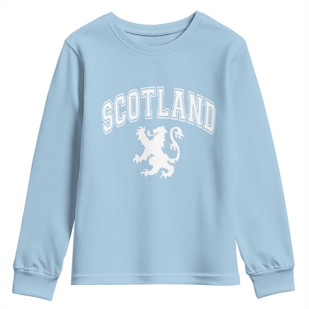 Vintage Scotland Lion Youth Sweatshirt SCOT Scottish Pride Gift