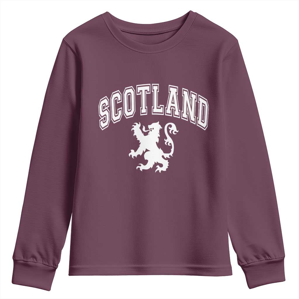 Vintage Scotland Lion Youth Sweatshirt SCOT Scottish Pride Gift