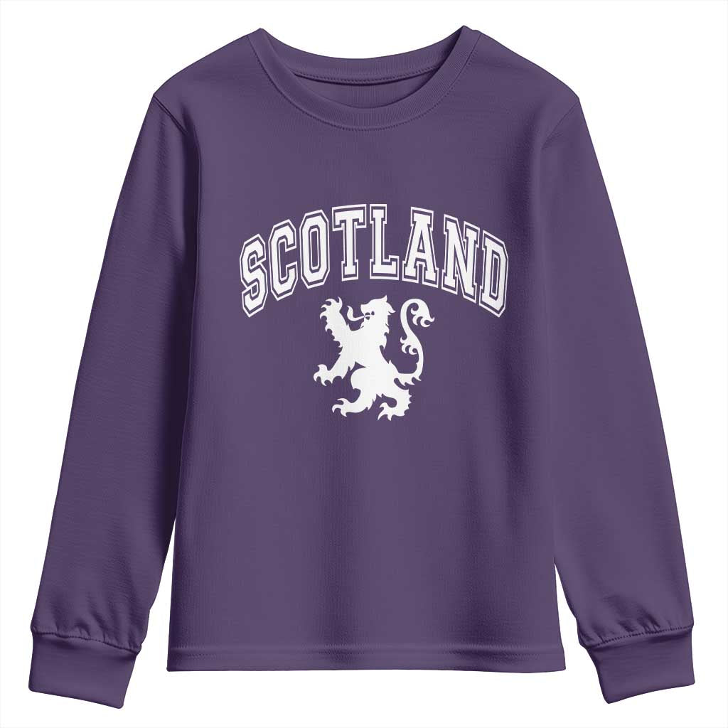 Vintage Scotland Lion Youth Sweatshirt SCOT Scottish Pride Gift