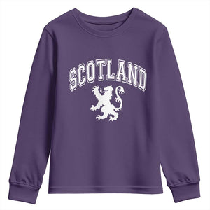 Vintage Scotland Lion Youth Sweatshirt SCOT Scottish Pride Gift