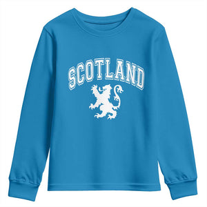 Vintage Scotland Lion Youth Sweatshirt SCOT Scottish Pride Gift