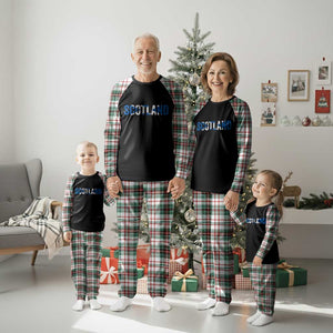 Vintage Scotland Plaid Pajama Set Scottish Flag Retro Pride
