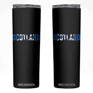 Vintage Scotland Skinny Tumbler Scottish Flag Retro Pride