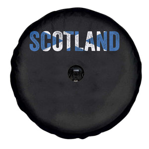 Vintage Scotland Spare Tire Cover Scottish Flag Retro Pride