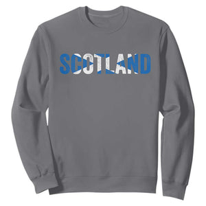 Vintage Scotland Sweatshirt Scottish Flag Retro Pride