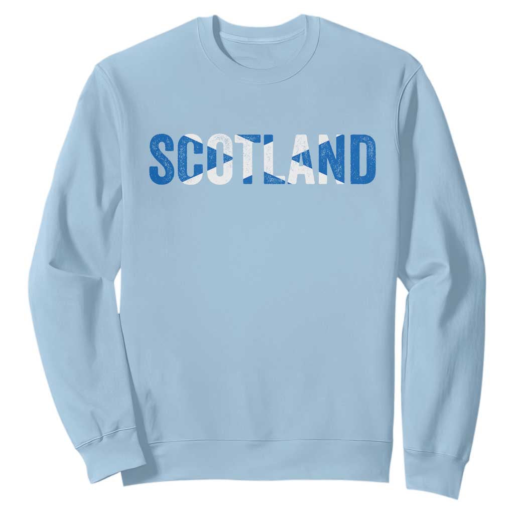 Vintage Scotland Sweatshirt Scottish Flag Retro Pride