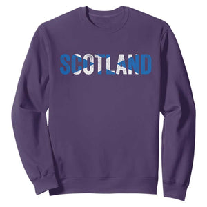 Vintage Scotland Sweatshirt Scottish Flag Retro Pride
