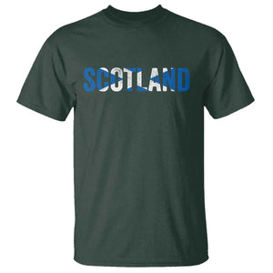 Vintage Scotland T Shirt Scottish Flag Retro Pride