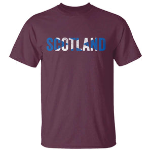 Vintage Scotland T Shirt Scottish Flag Retro Pride