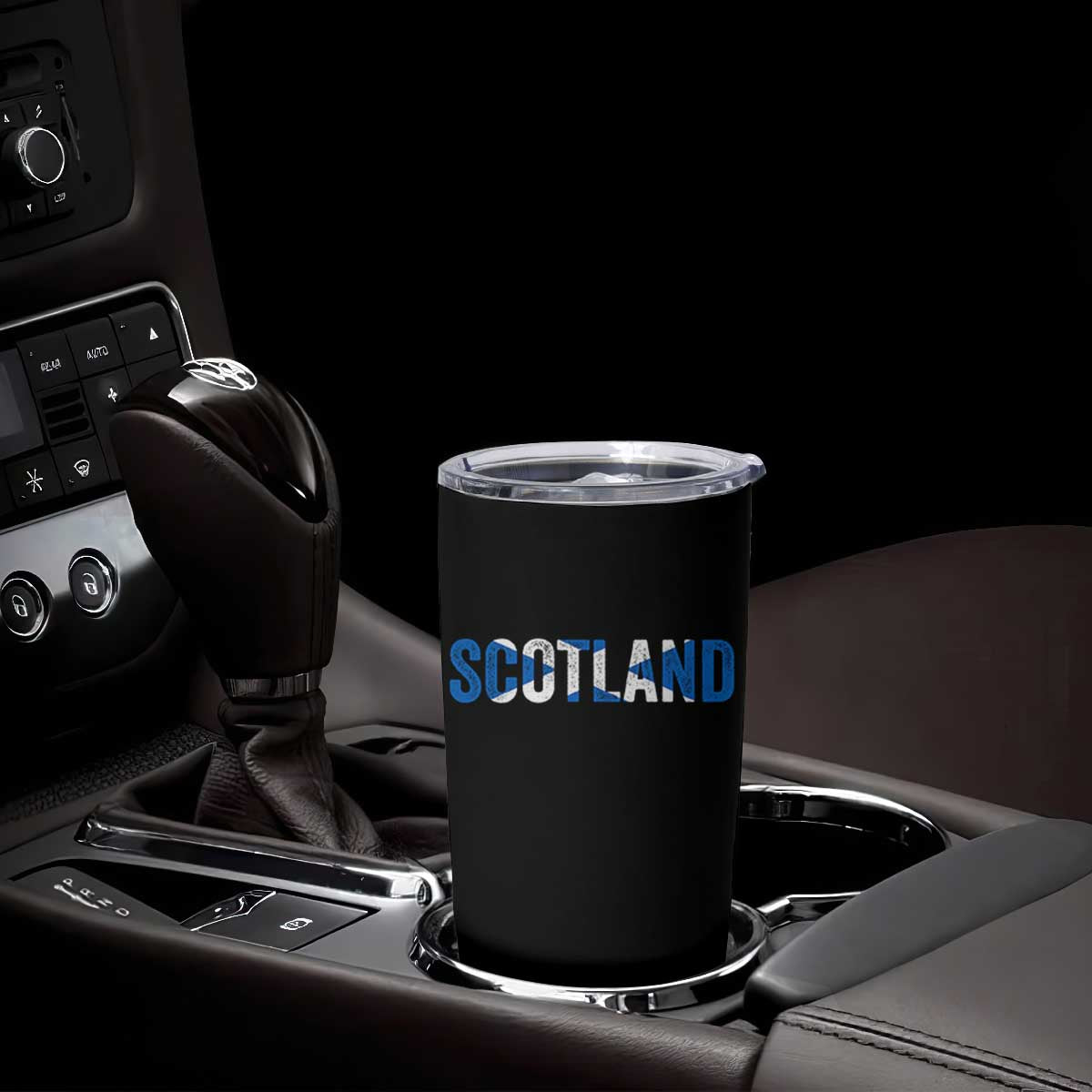 Vintage Scotland Tumbler Cup Scottish Flag Retro Pride