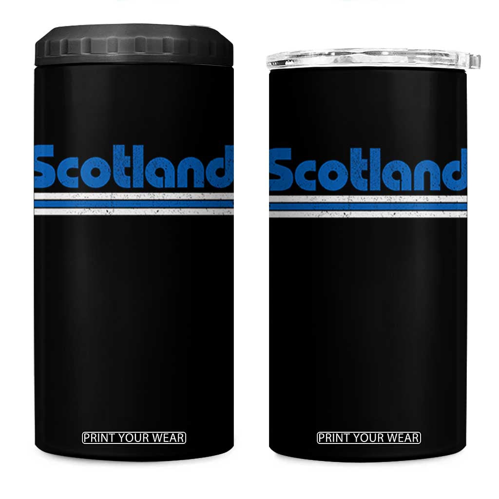 Scotland Scottish Flag 4 in 1 Can Cooler Tumbler SCOT Fan Retro Vintage