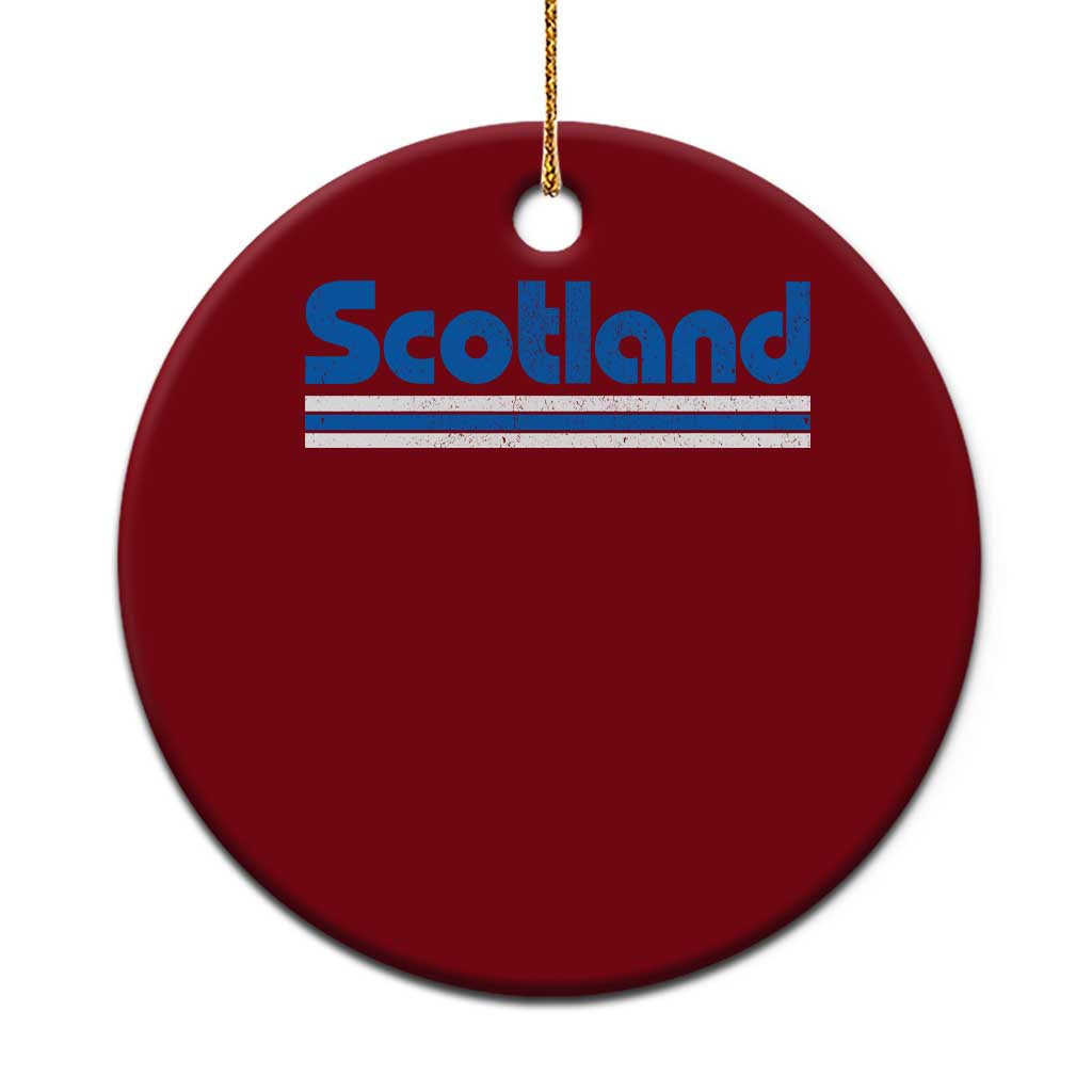 Scotland Scottish Flag Ceramic Ornament SCOT Fan Retro Vintage
