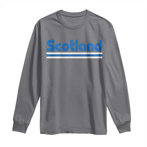 Scotland Scottish Flag Long Sleeve Shirt SCOT Fan Retro Vintage
