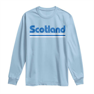 Scotland Scottish Flag Long Sleeve Shirt SCOT Fan Retro Vintage