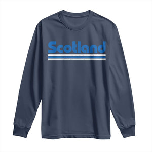 Scotland Scottish Flag Long Sleeve Shirt SCOT Fan Retro Vintage