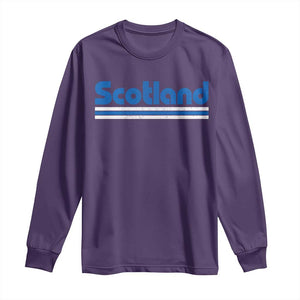 Scotland Scottish Flag Long Sleeve Shirt SCOT Fan Retro Vintage