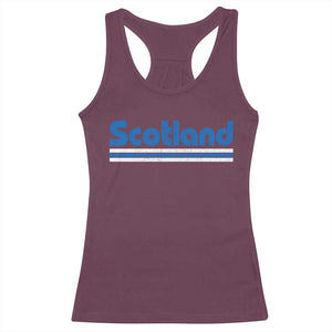 Scotland Scottish Flag Racerback Tank Top SCOT Fan Retro Vintage