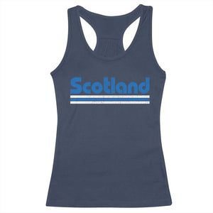 Scotland Scottish Flag Racerback Tank Top SCOT Fan Retro Vintage