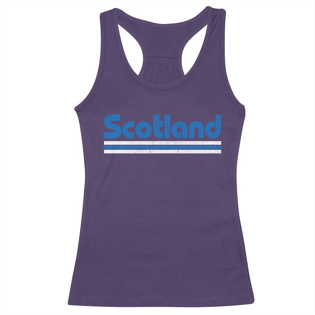 Scotland Scottish Flag Racerback Tank Top SCOT Fan Retro Vintage