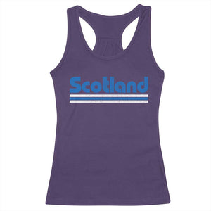 Scotland Scottish Flag Racerback Tank Top SCOT Fan Retro Vintage