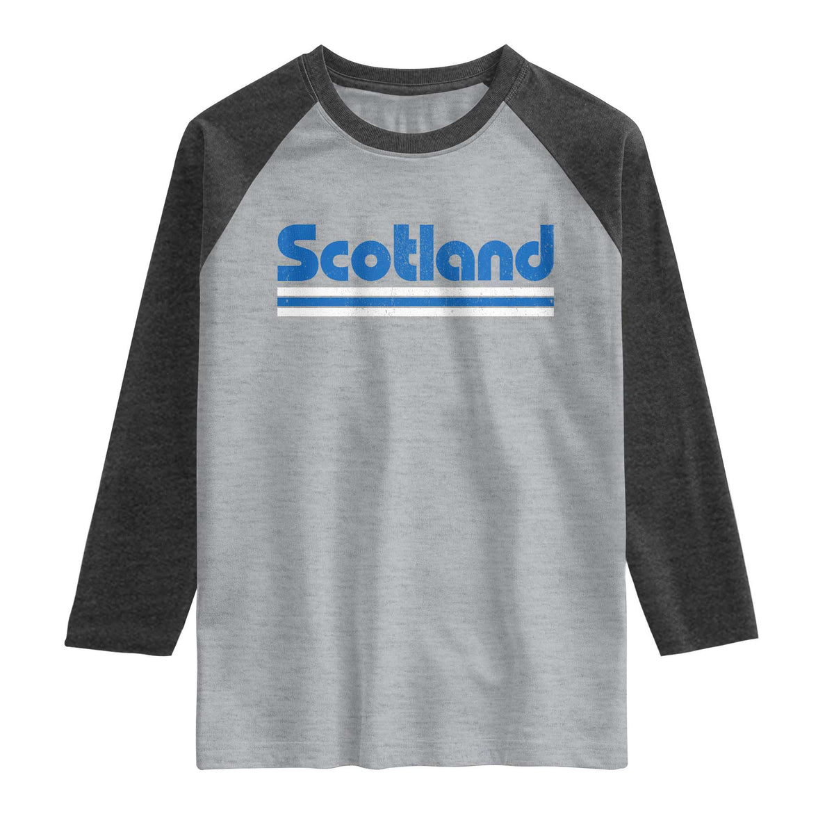 Scotland Scottish Flag Raglan Shirt SCOT Fan Retro Vintage