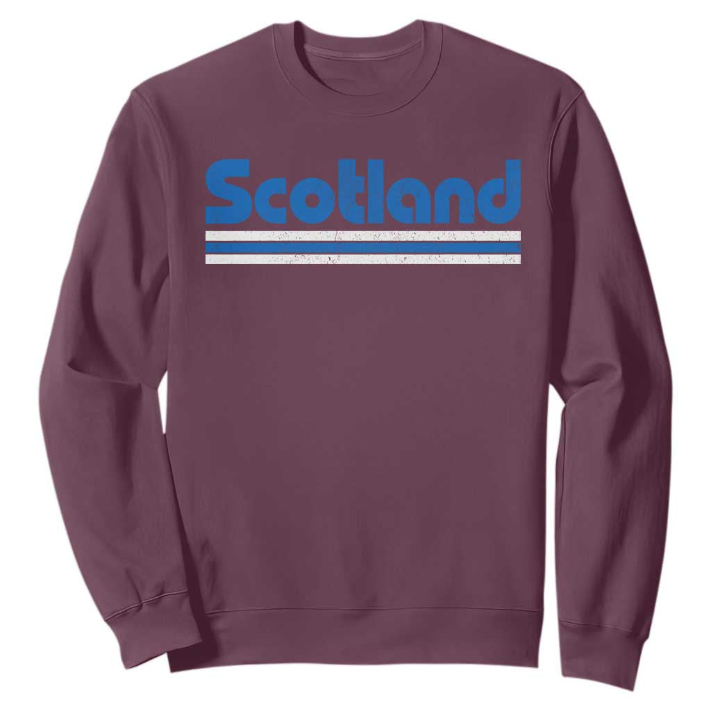 Scotland Scottish Flag Sweatshirt SCOT Fan Retro Vintage