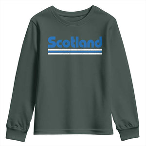 Scotland Scottish Flag Youth Sweatshirt SCOT Fan Retro Vintage