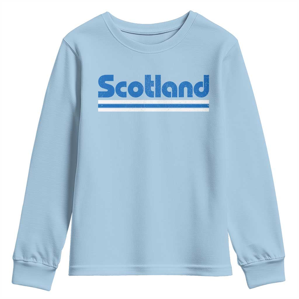 Scotland Scottish Flag Youth Sweatshirt SCOT Fan Retro Vintage