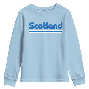 Scotland Scottish Flag Youth Sweatshirt SCOT Fan Retro Vintage
