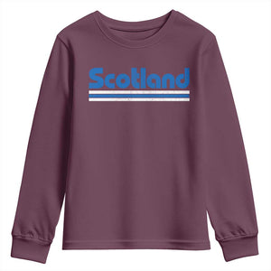 Scotland Scottish Flag Youth Sweatshirt SCOT Fan Retro Vintage