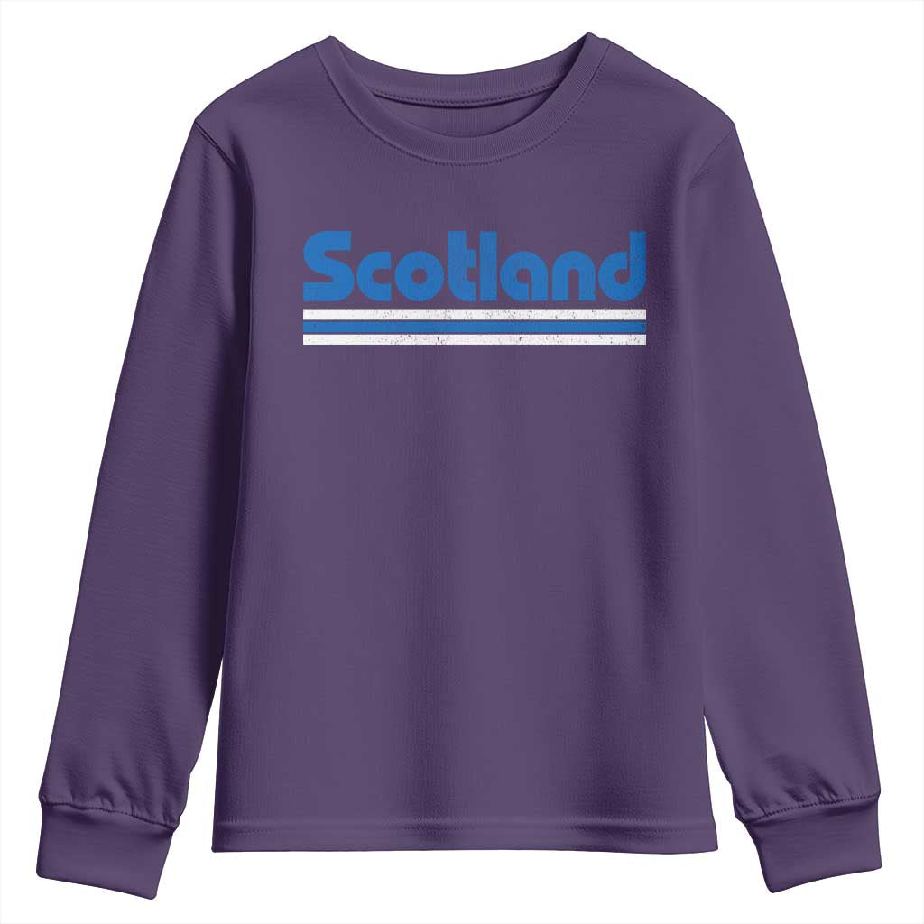 Scotland Scottish Flag Youth Sweatshirt SCOT Fan Retro Vintage