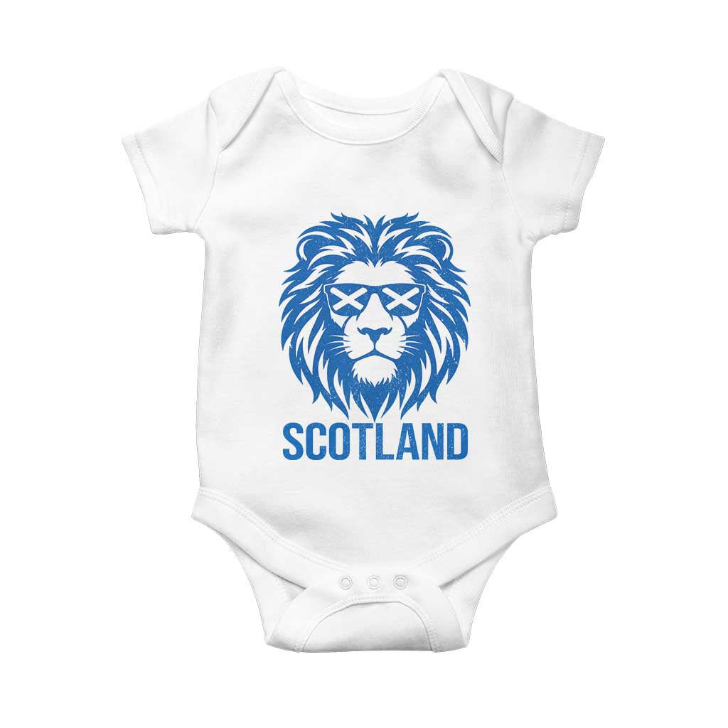 Vintage Scotland Lion Baby Onesie Retro SCOT Fan Scottish Flag TS10 White Print Your Wear