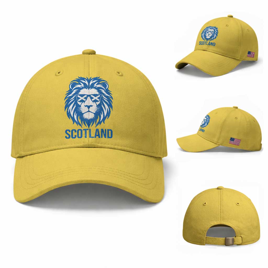 Vintage Scotland Lion Baseball Cap Retro SCOT Fan Scottish Flag
