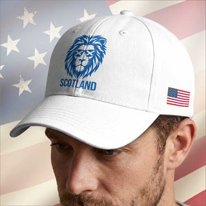 Vintage Scotland Lion Baseball Cap Retro SCOT Fan Scottish Flag