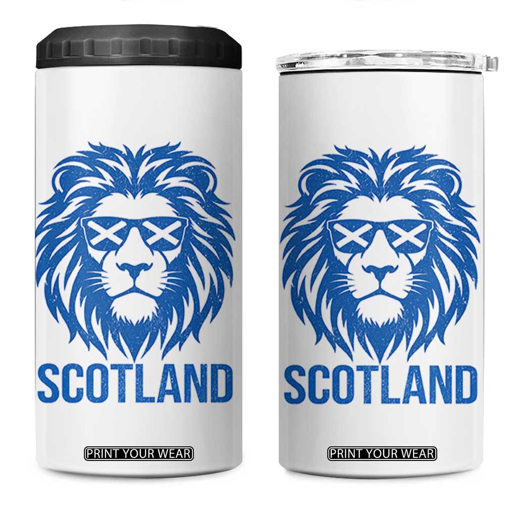 Vintage Scotland Lion 4 in 1 Can Cooler Tumbler Retro SCOT Fan Scottish Flag