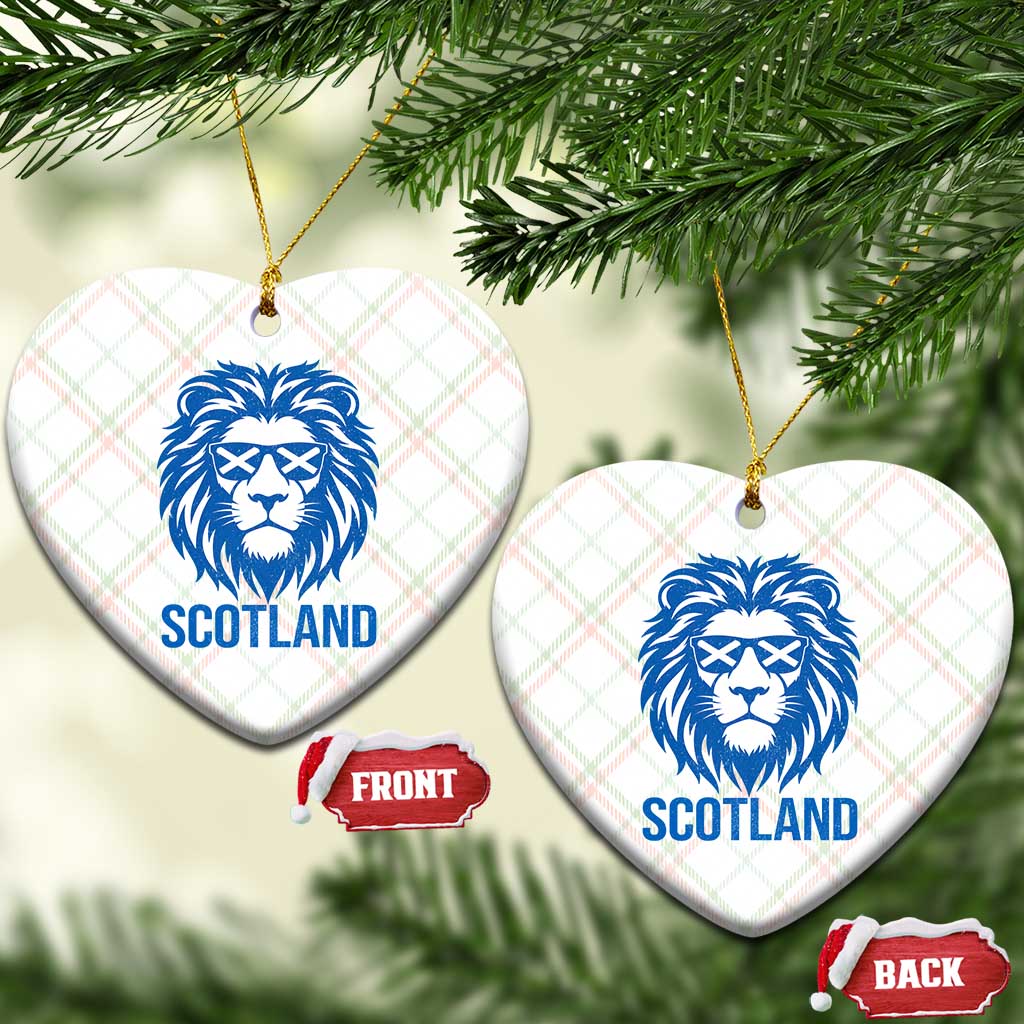 Vintage Scotland Lion Ceramic Ornament Retro SCOT Fan Scottish Flag