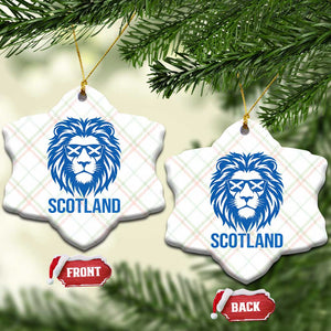 Vintage Scotland Lion Ceramic Ornament Retro SCOT Fan Scottish Flag