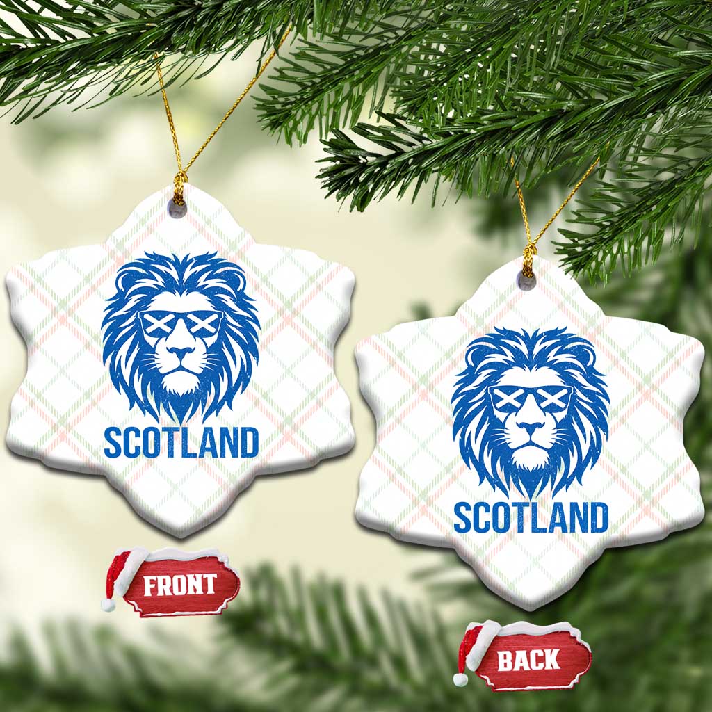 Vintage Scotland Lion Ceramic Ornament Retro SCOT Fan Scottish Flag