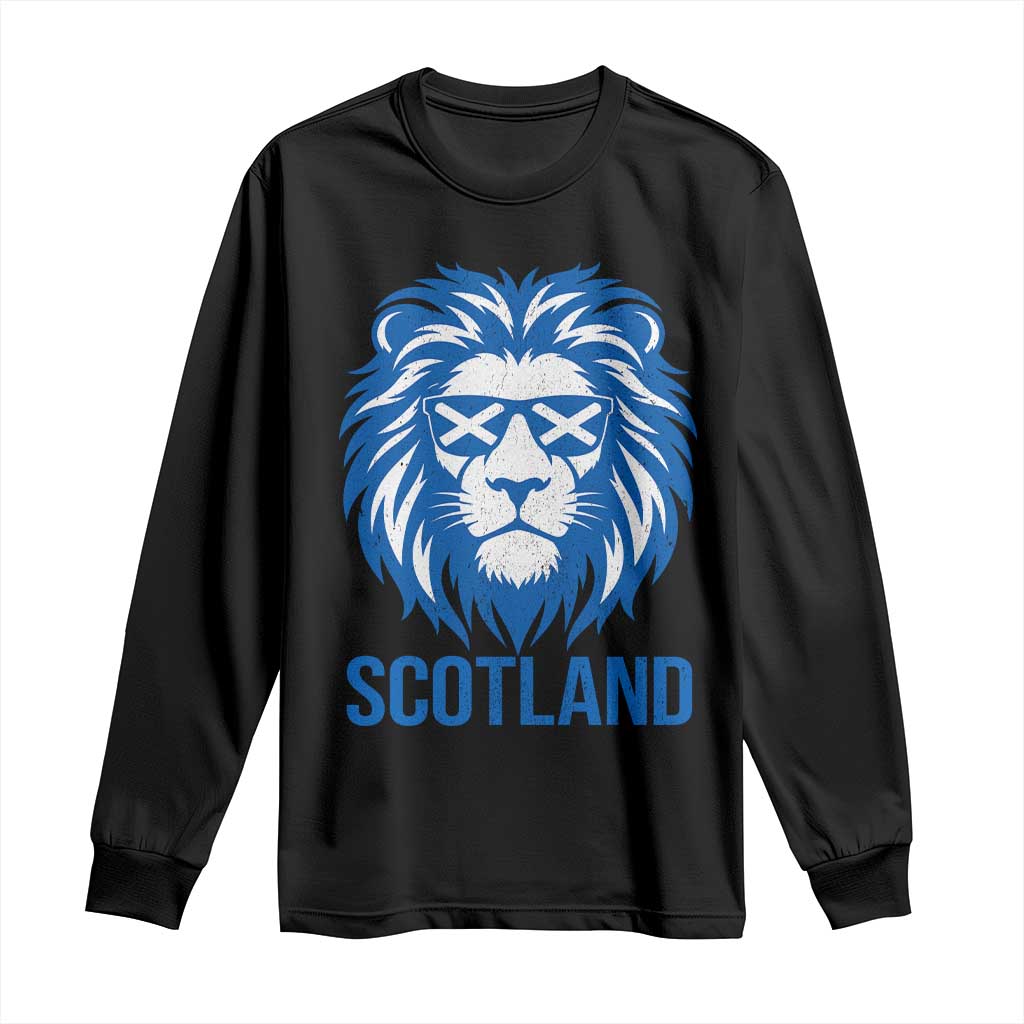 Vintage Scotland Lion Long Sleeve Shirt Retro SCOT Fan Scottish Flag