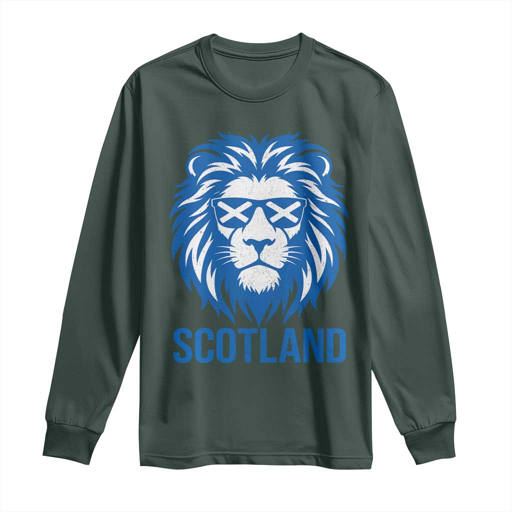 Vintage Scotland Lion Long Sleeve Shirt Retro SCOT Fan Scottish Flag
