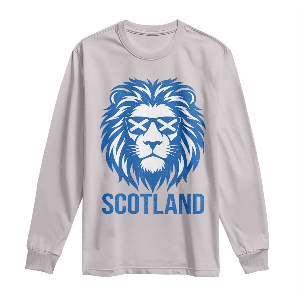 Vintage Scotland Lion Long Sleeve Shirt Retro SCOT Fan Scottish Flag