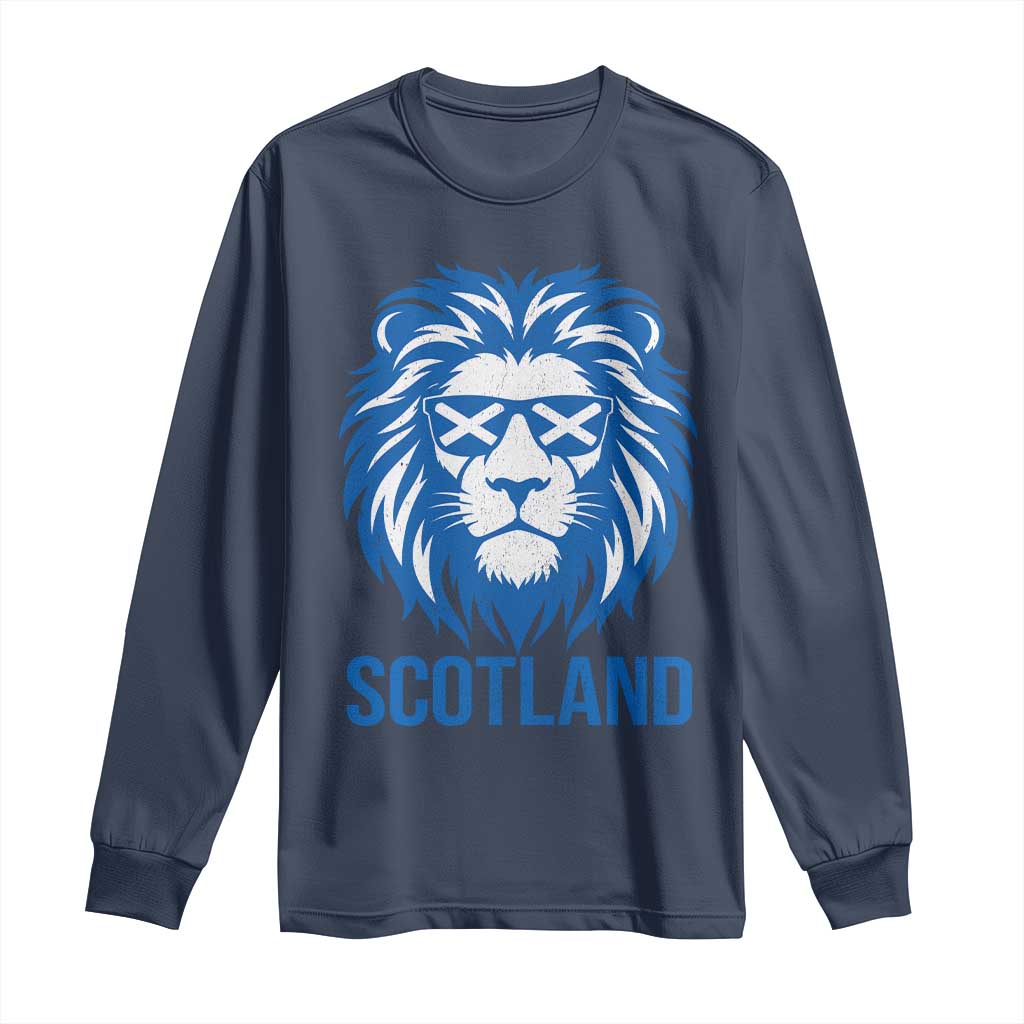 Vintage Scotland Lion Long Sleeve Shirt Retro SCOT Fan Scottish Flag