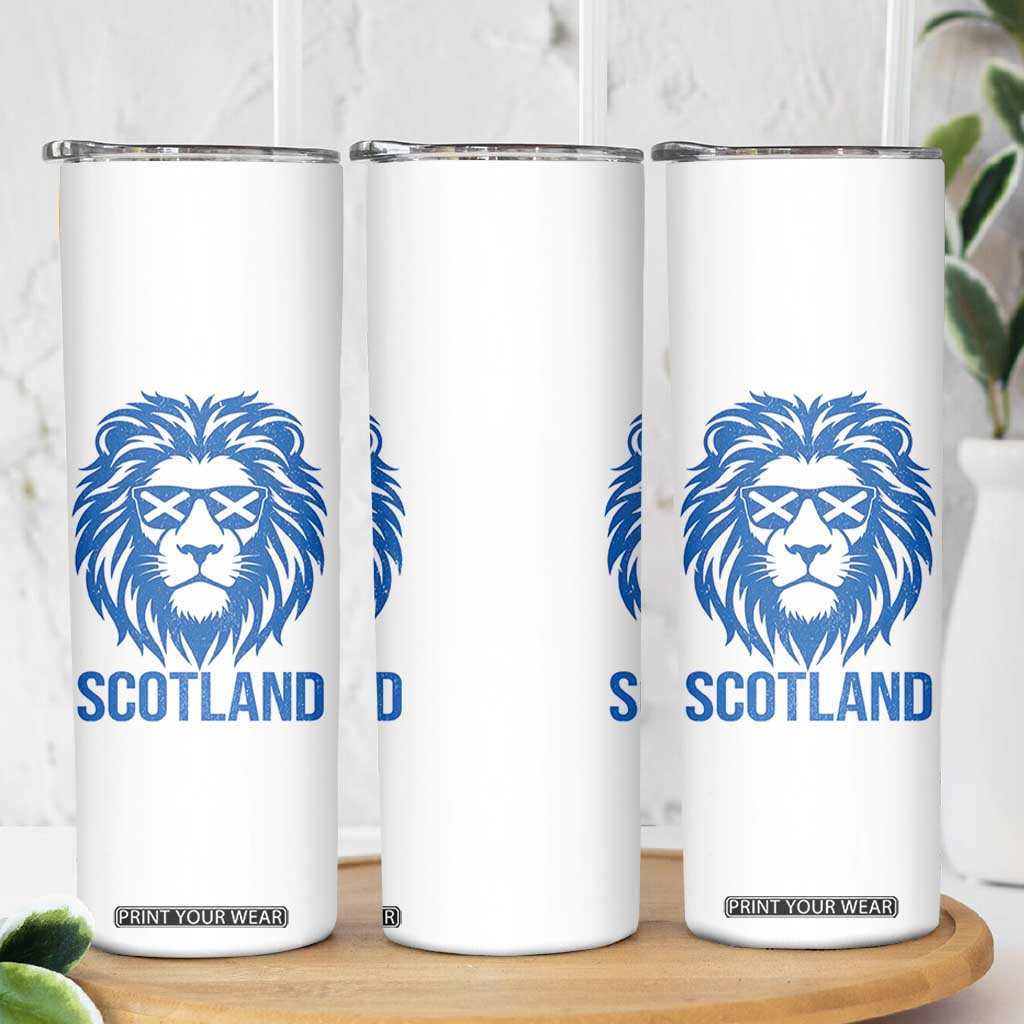 Vintage Scotland Lion Skinny Tumbler Retro SCOT Fan Scottish Flag